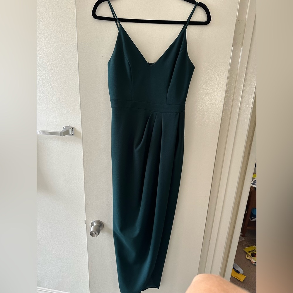 Anthropologie Crepe Midi Dress